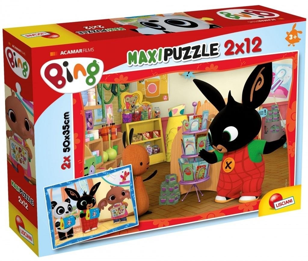 Bing Puzzle 2x12 pieces - Perfect for learning and fun