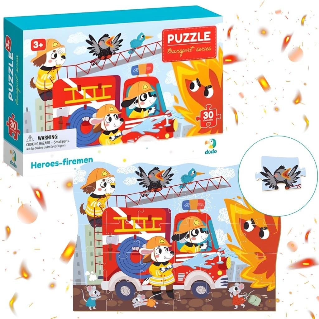 Dodo Puzzle 30 Heroic Firefighters - great fun for kids