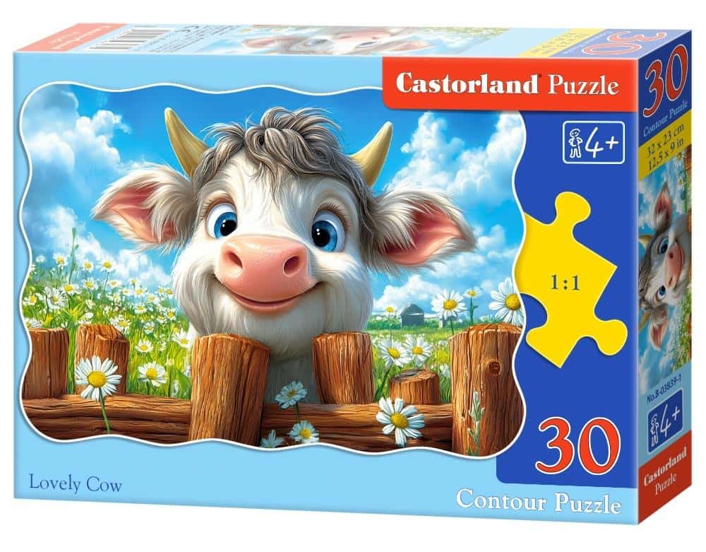 Castorland Puzzle 30 pieces - Happy Cow for kids 4+