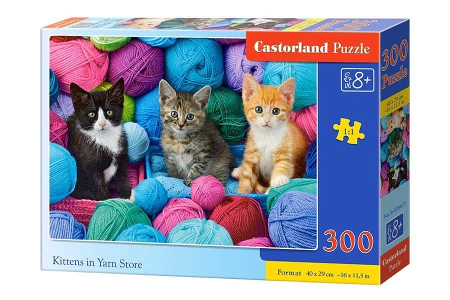 Castorland Puzzle 300 Kittens in a yarn shop - perfect as a gift
