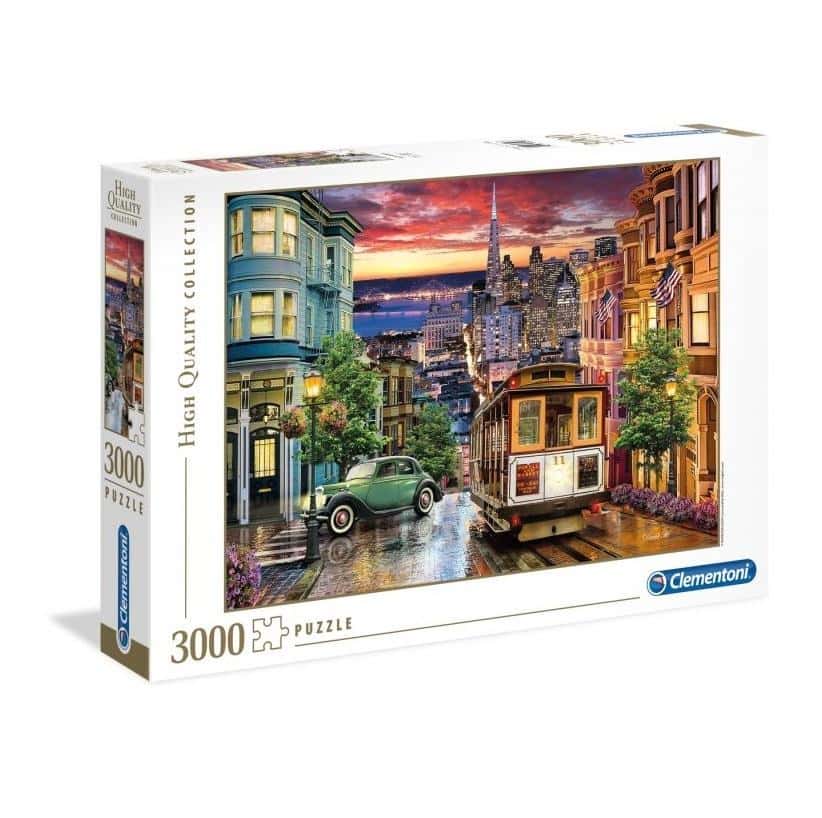 Clementoni Puzzle 3000 pieces HQ San Francisco - perfect as a gift