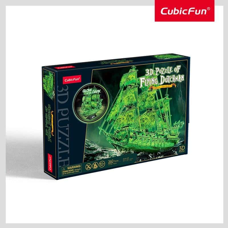 Cubic Fun 3D Puzzle Flying Dutchman glow in the dark - 360 pieces