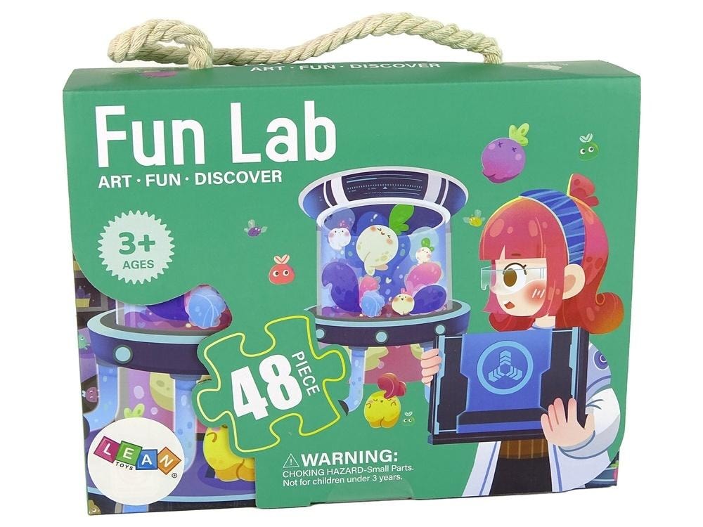 Leantoys Puzzle Laboratory - Educational puzzle 48 pieces