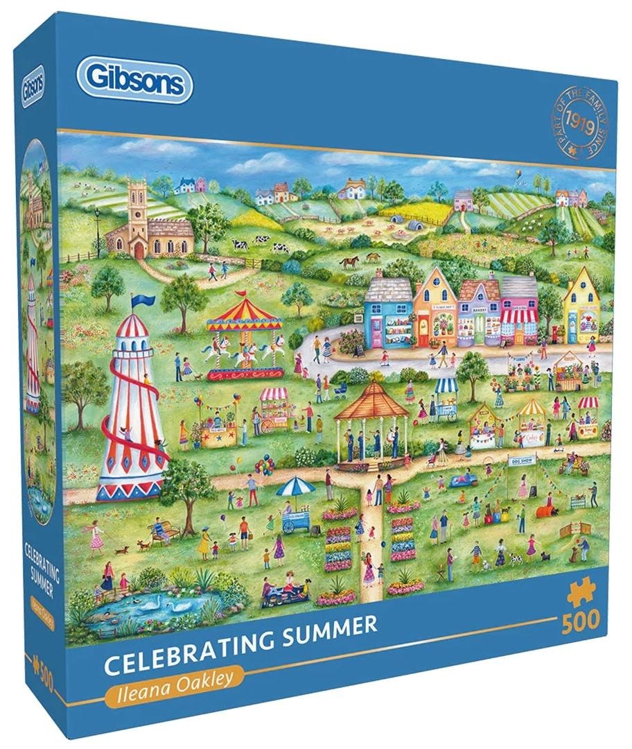 Gibsons Puzzle 500 Celebrating Summer - perfect as a gift