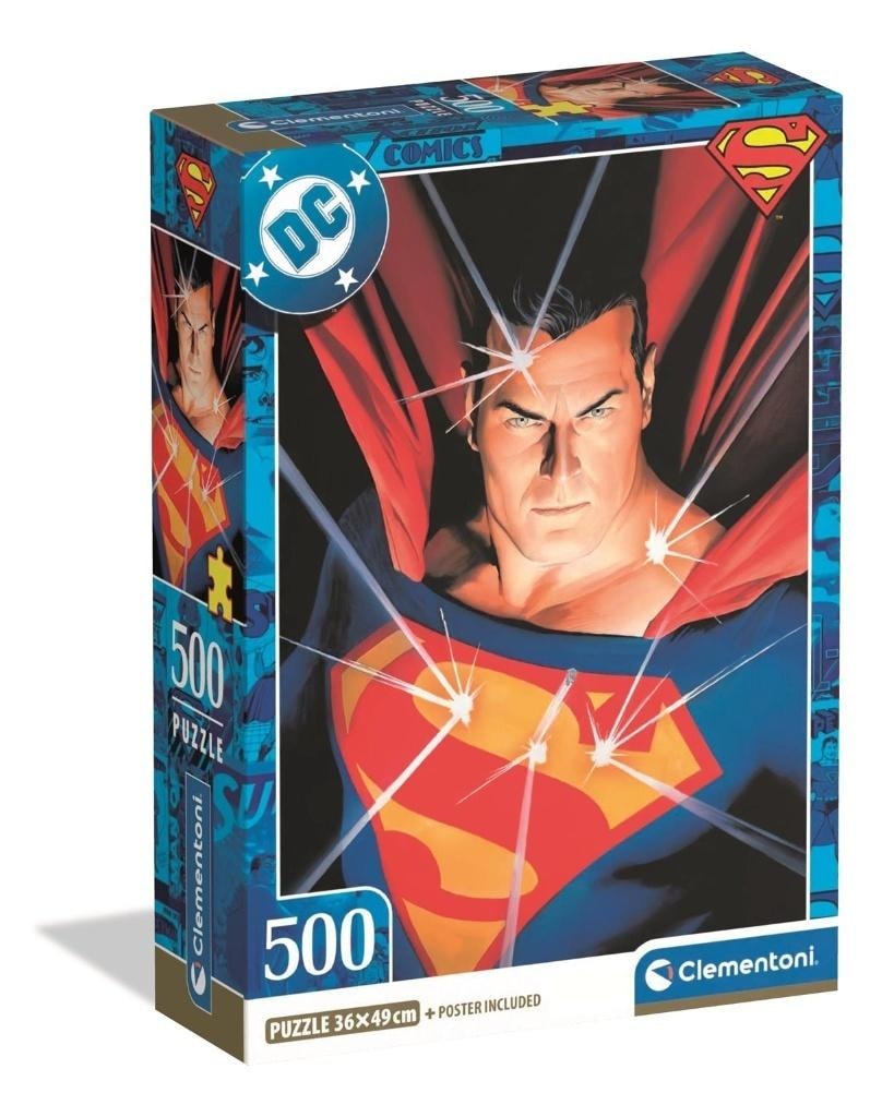 DC Superman Puzzle 500 pieces Compact - perfect as a gift