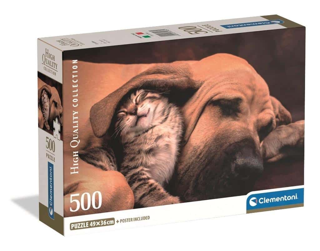 Cuddles Puzzle - 500 pieces in compact packaging