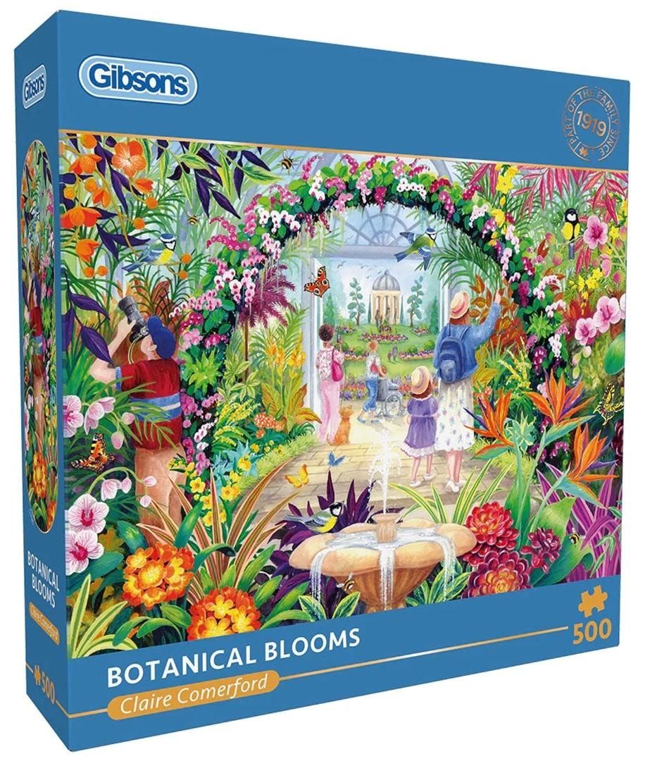 Gibsons Puzzle 500 Botanical Flowers - perfect as a gift