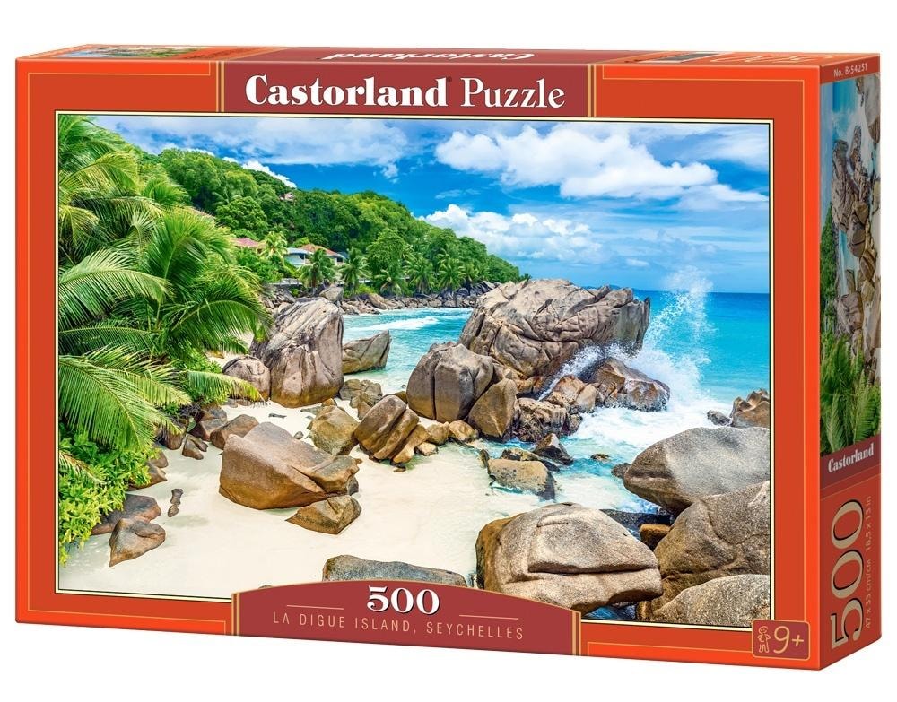 Puzzle 500 La Digue Island - classic puzzle for everyone