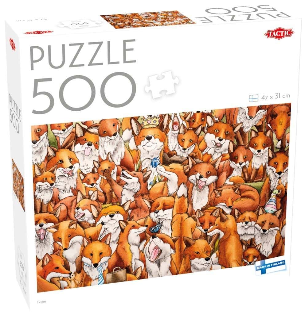 Puzzle 500 Foxes - Puzzle for animal lovers