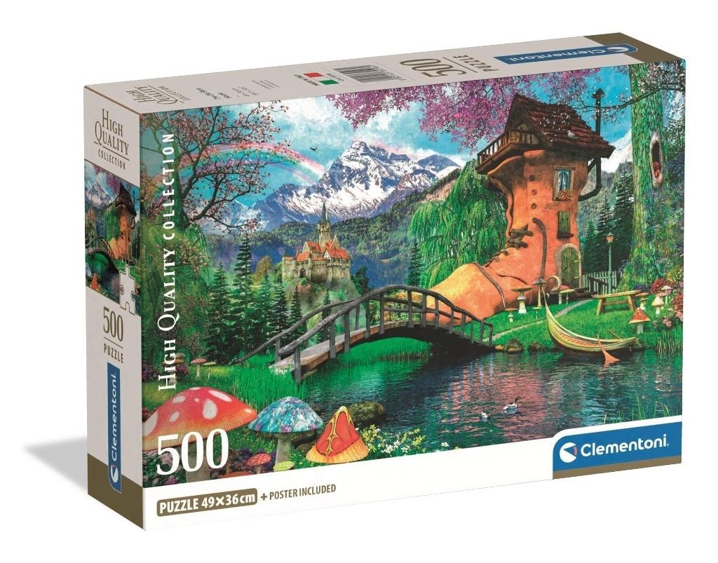 Puzzle The Old Shoe House - 500 pieces for the whole family