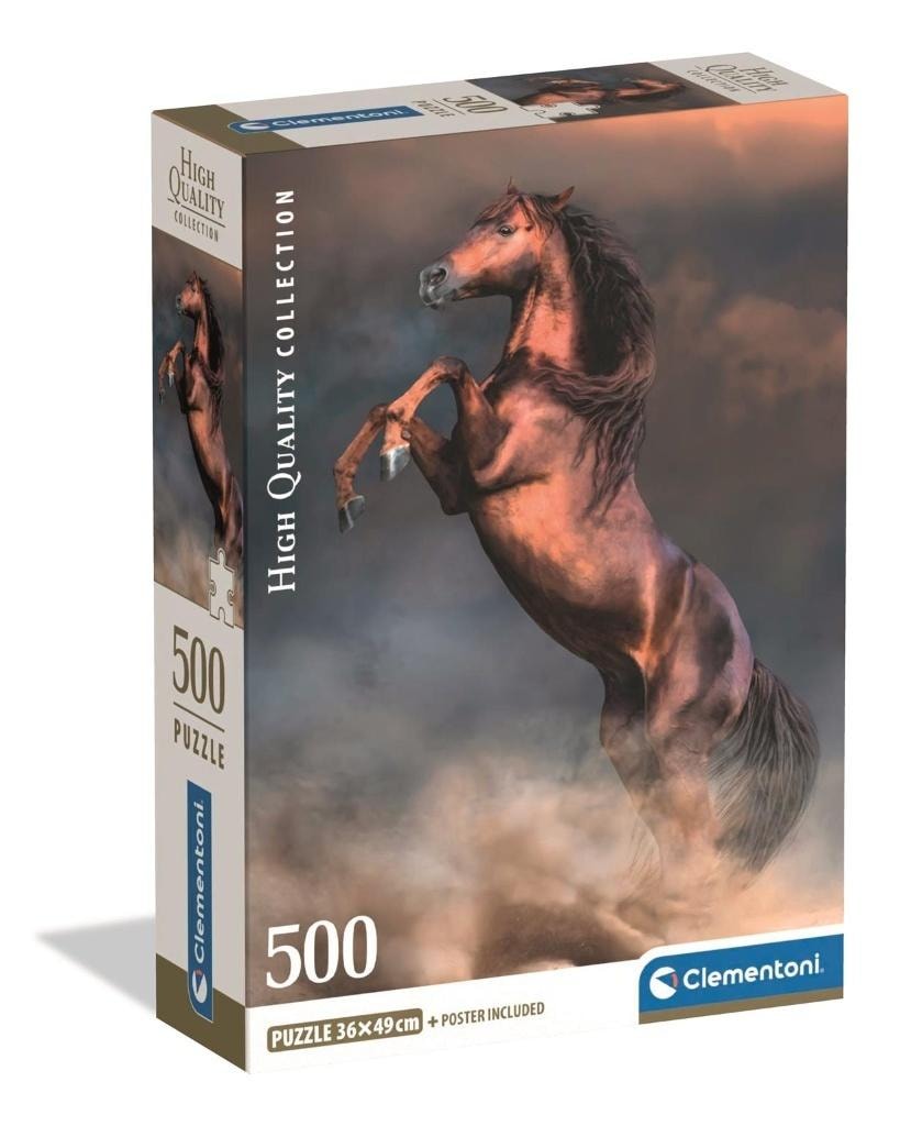 Puzzle Wild Red Stallion - 500-piece puzzle with a wild stallion