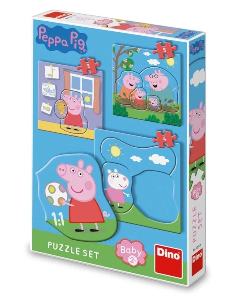 Peppa Pig Baby Puzzle 3in1 - educational toy for toddlers