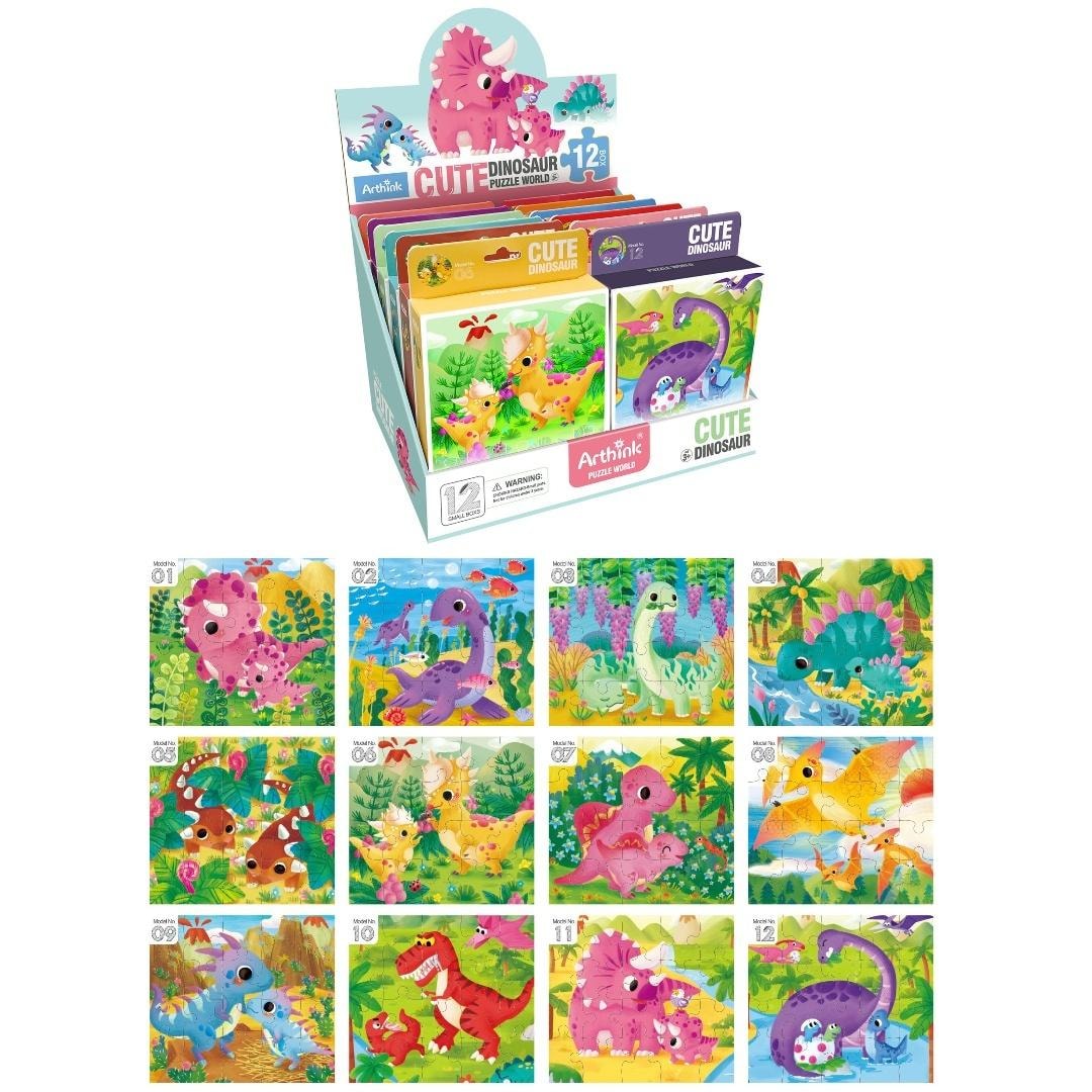 Puzzle Dinosaurs 20 pieces MIX - random selection