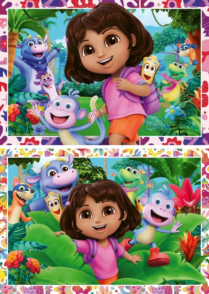 Ravensburger 2D Children's Puzzle Dora 2x24 pieces - perfect as a gift