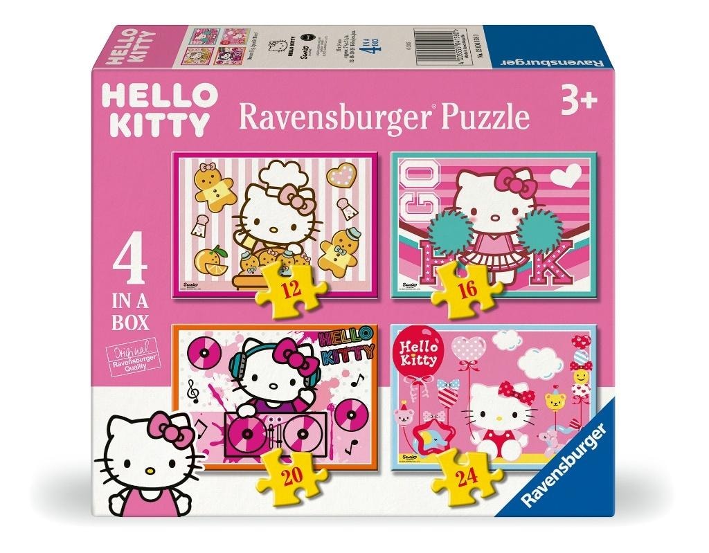 Ravensburger 2D Puzzle for children Hello Kitty 4 in 1