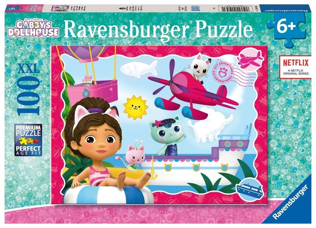 Ravensburger Puzzle Gabby's Dollhouse - 100 pieces for children