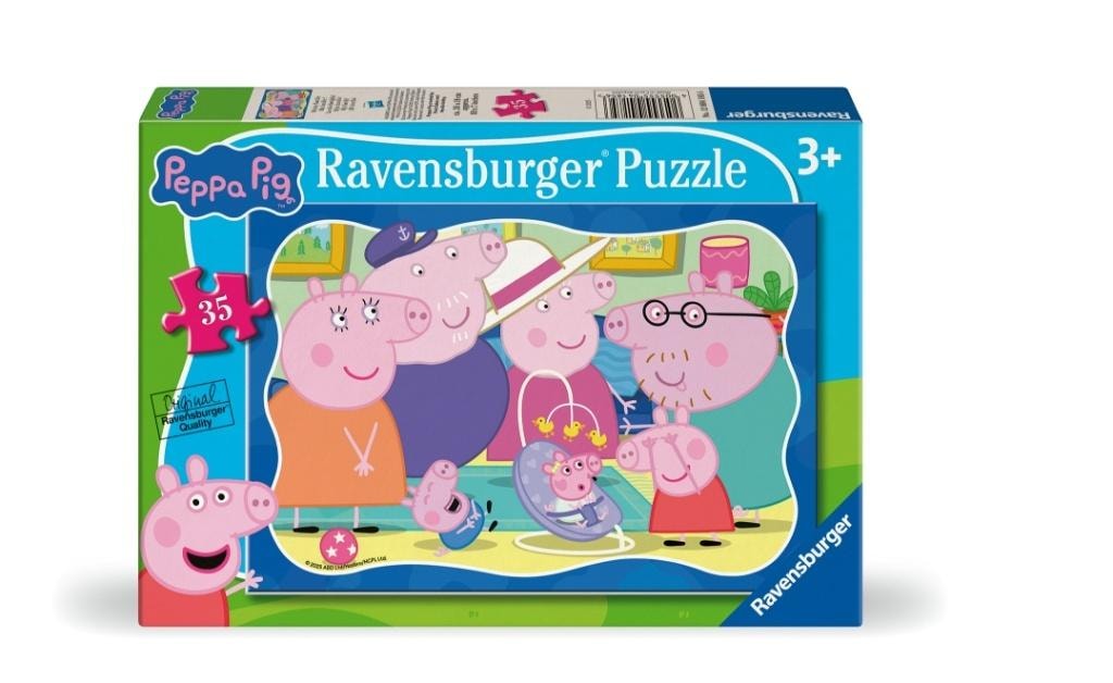 Ravensburger 2D Puzzle for children: Peppa's Sister 35 pieces - perfect as a gift