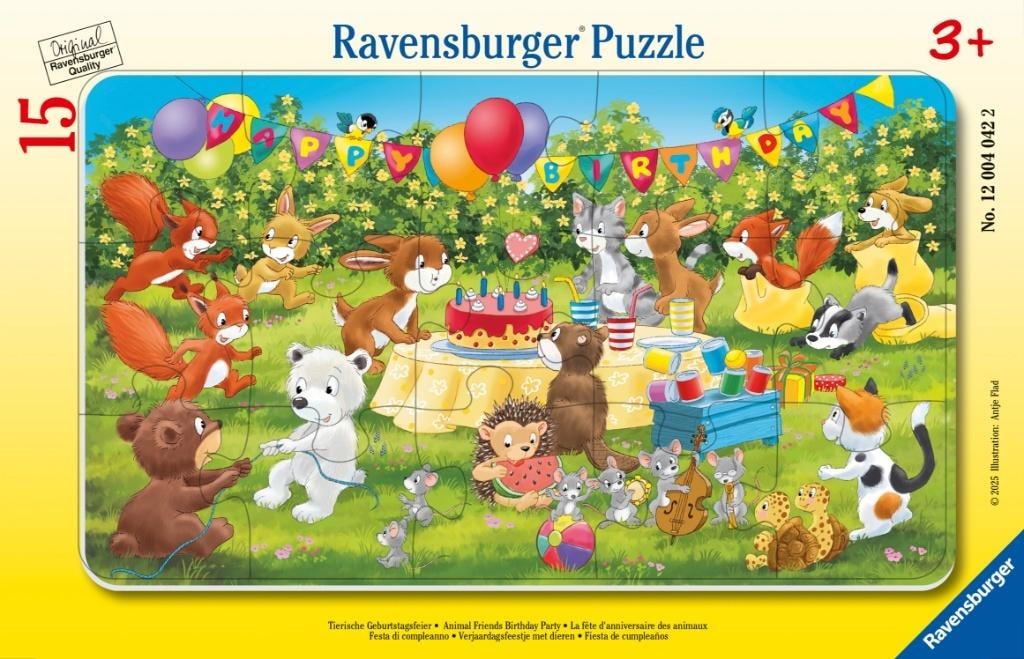 Ravensburger 2D Puzzle for children in frame: Birthday party - perfect as a gift