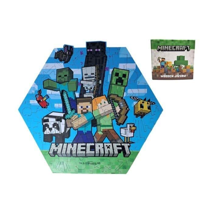 Minecraft Creeper - Wooden Puzzle 130 pieces - perfect as a gift