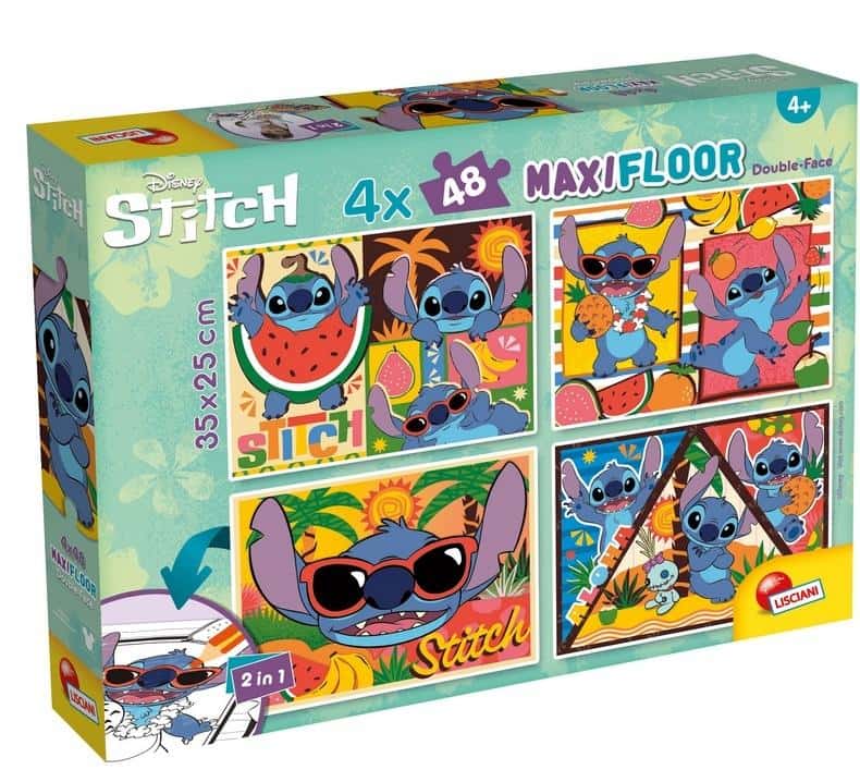 Maxifloor Puzzle Stitch - 4x48 pieces for Lilo and Stitch fans