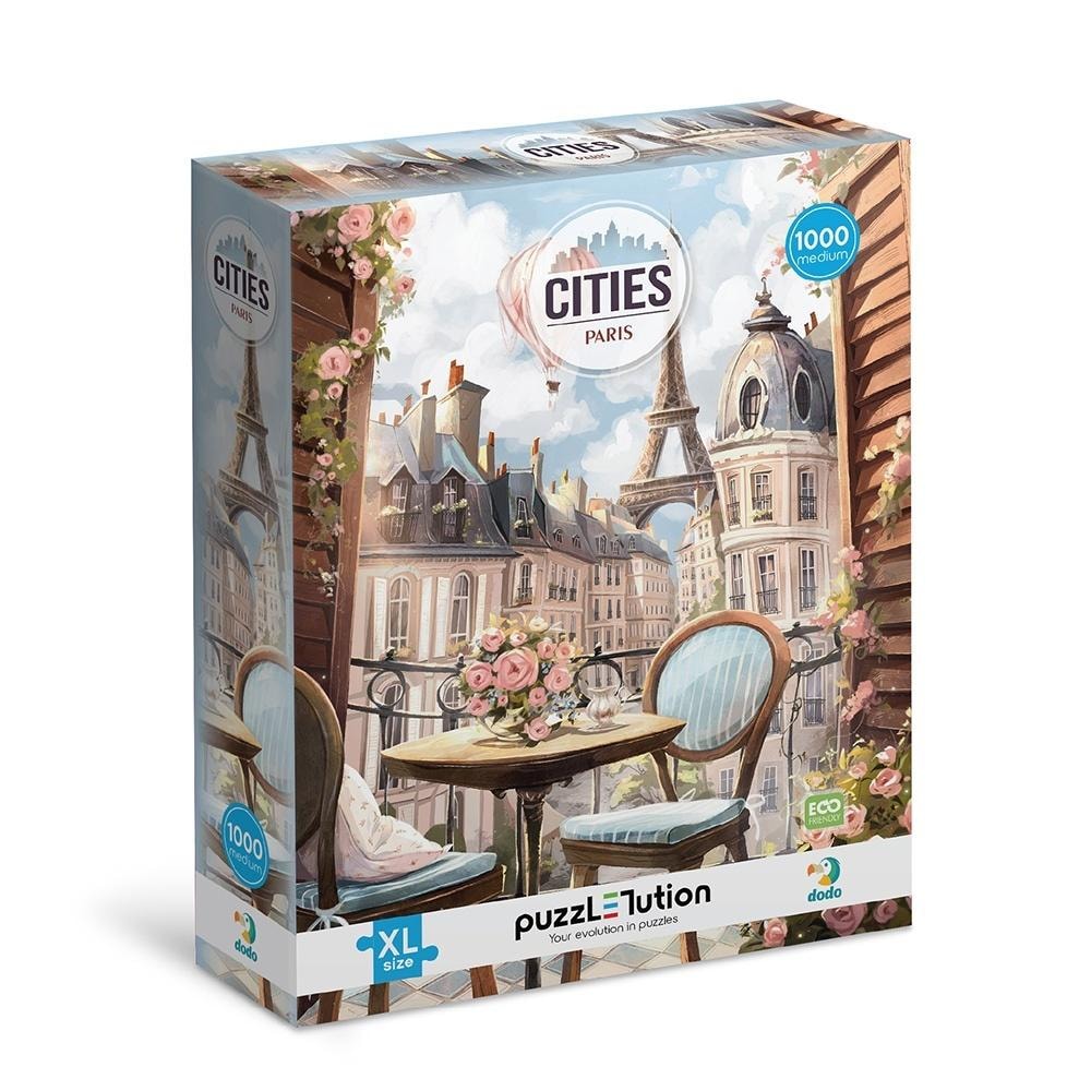Dodo Cities Puzzle Paris 1000 pieces - travel to the city of love