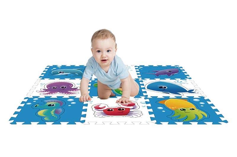 Foam puzzle Underwater world - soft educational mat for kids