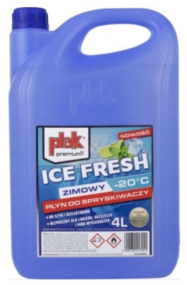 Plak Ice Fresh - Winter Windshield Washer Fluid -20°C 4L
