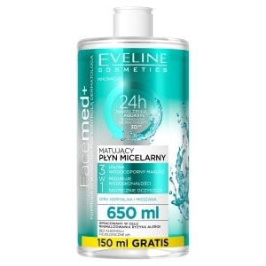 Eveline Facemed+ Micellar Water - Mattifying makeup remover 650ml