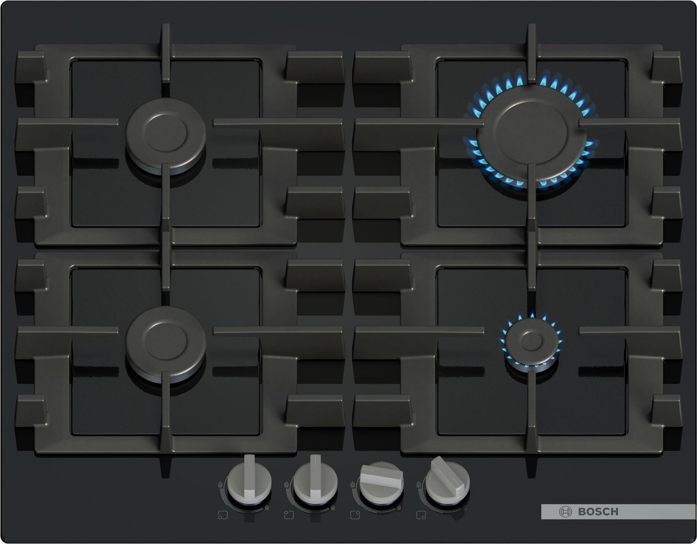 Bosch PNP6B6K40 - Gas hob with four burners for your kitchen