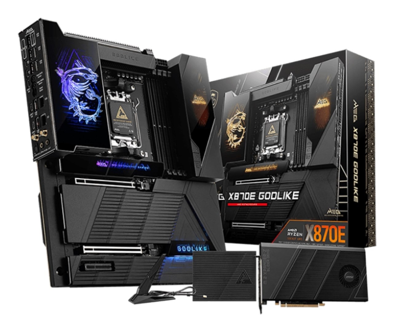 MSI MEG X870E GODLIKE - AMD SAM5 EATX Motherboard for Demanding Users