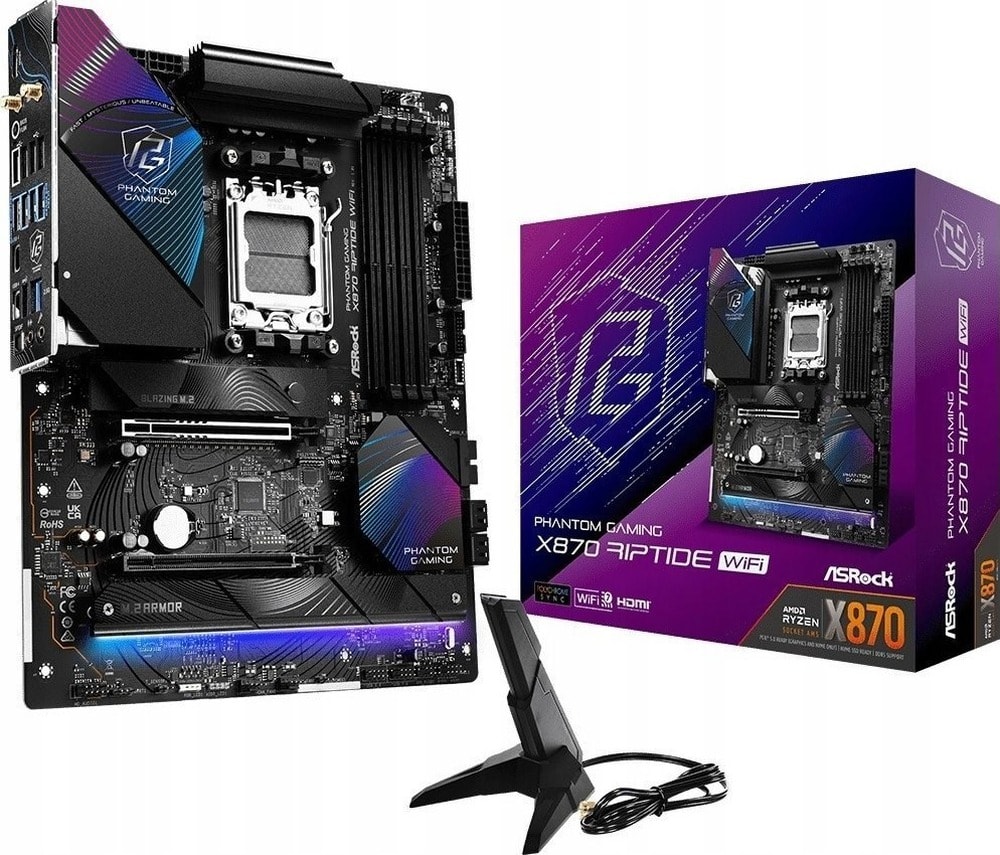 ASRock X870 Riptide WiFi - ATX Motherboard for Demanding Users