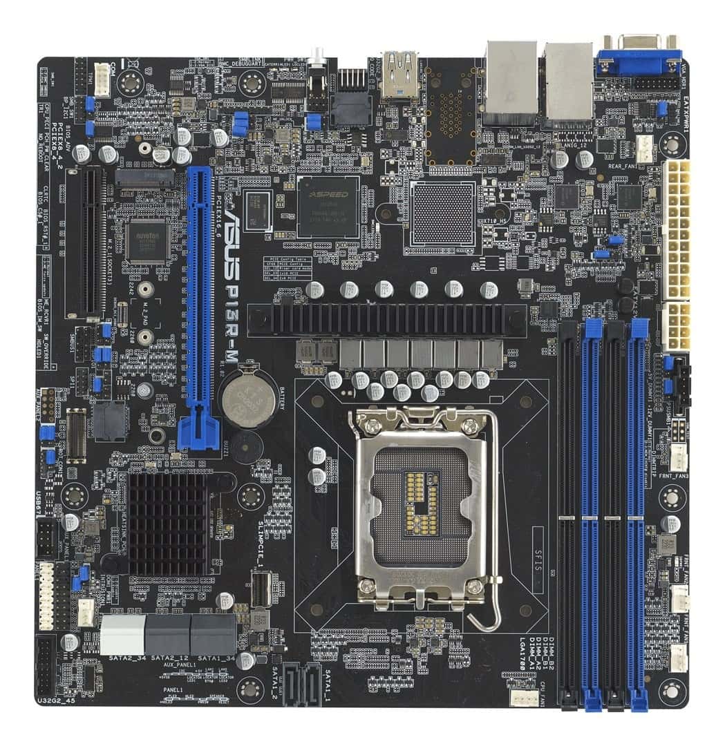 Asus P13R-M - Motherboard LGA1700 Intel Xeon E-24XX C262 mATX