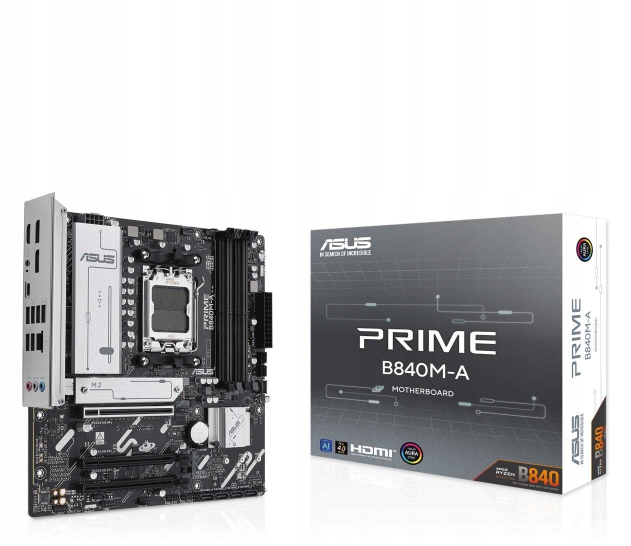 ASUS PRIME B840M-A-CSM - AMD B840 Socket AM5 micro ATX Motherboard
