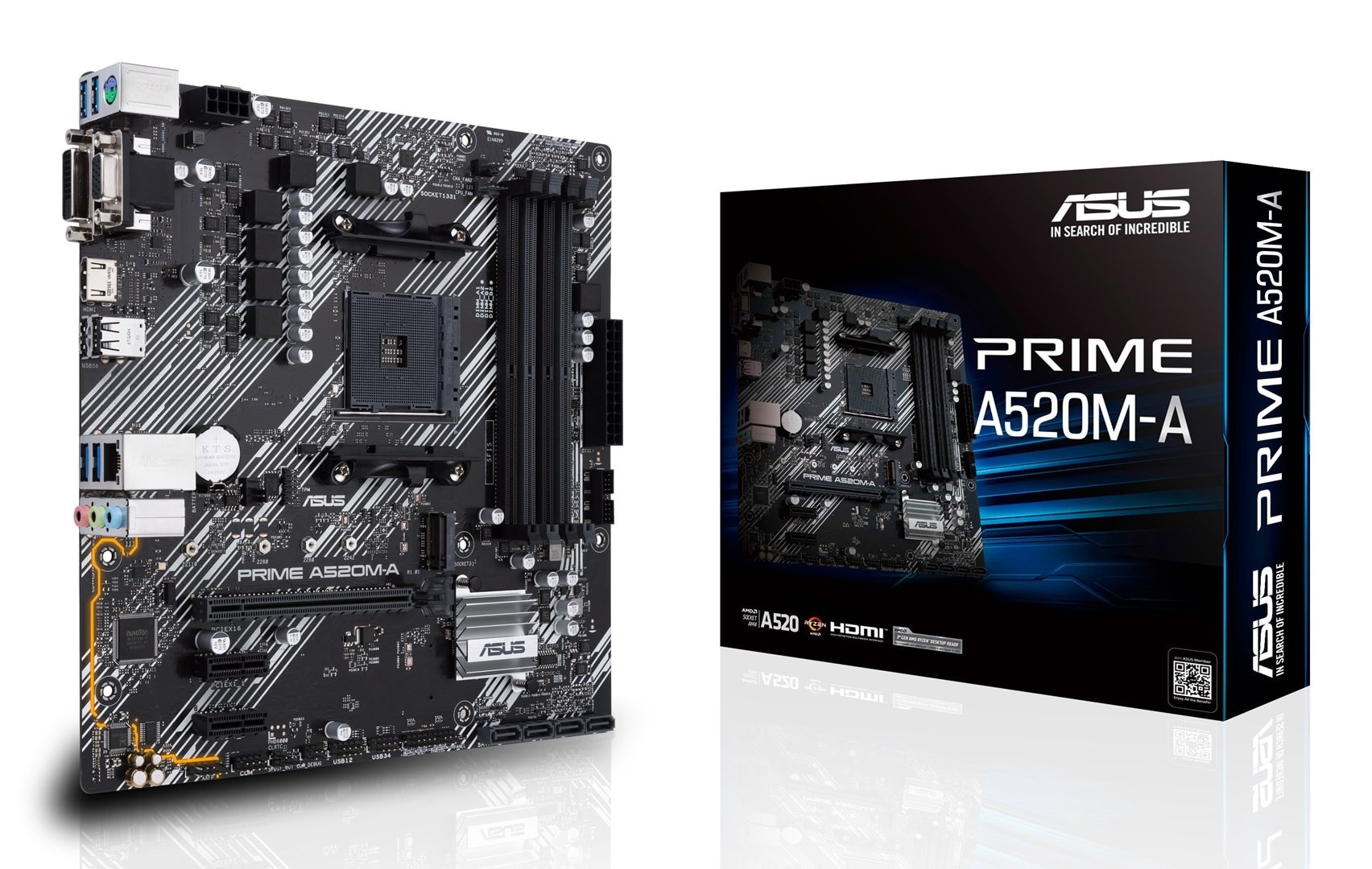 Asus PRIME A520M-A II/CSM - Micro-ATX Motherboard for Demanding Users