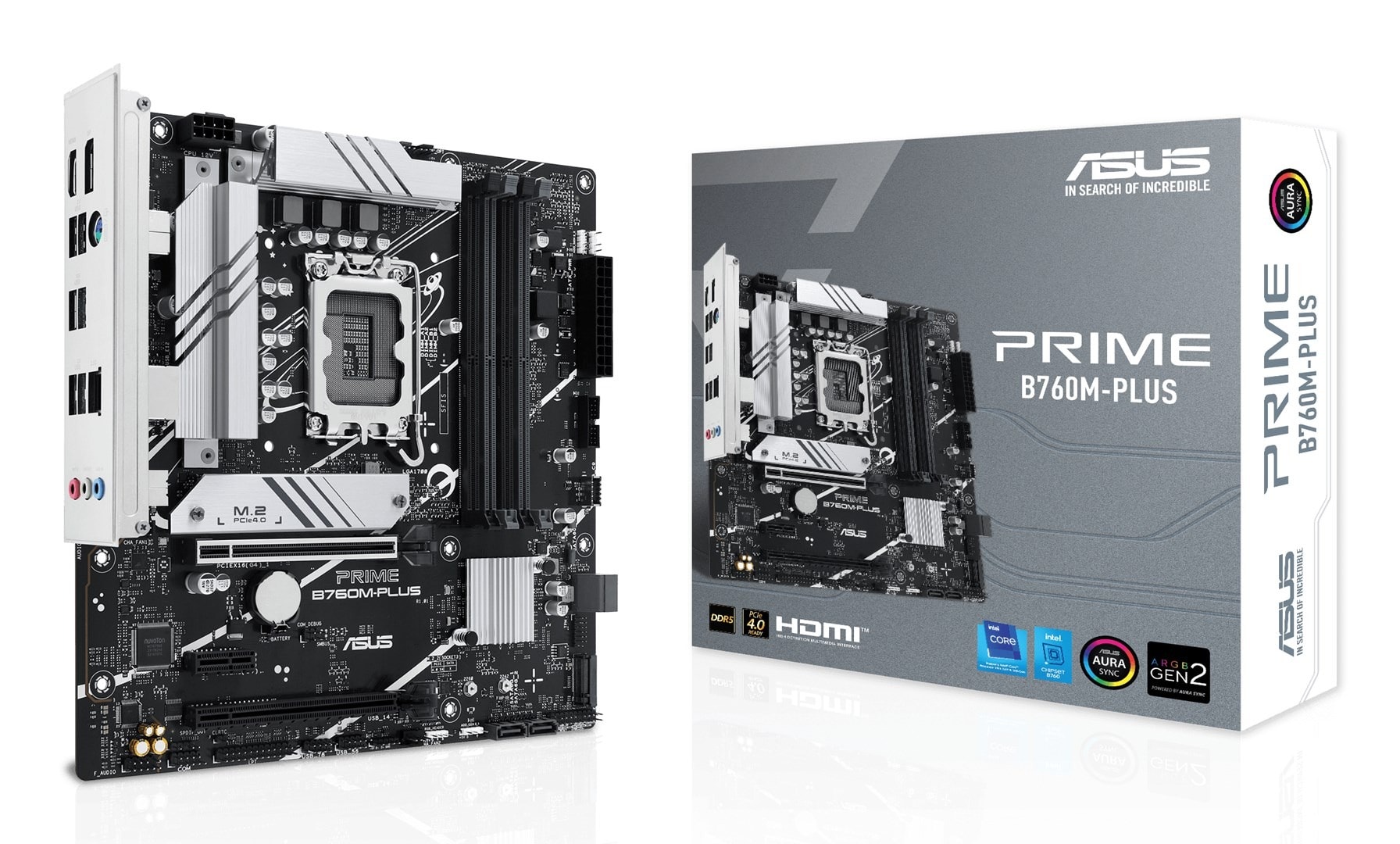 ASUS PRIME B760M-PLUS - Micro-ATX Motherboard Intel B760