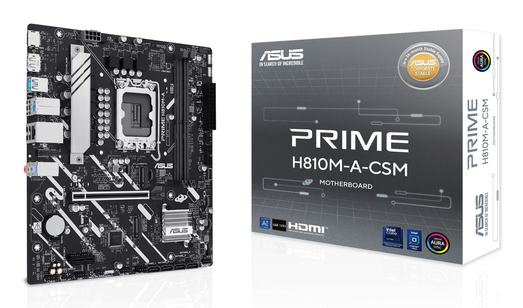 ASUS PRIME H810M-A-CSM - Micro-ATX Motherboard Socket 1150