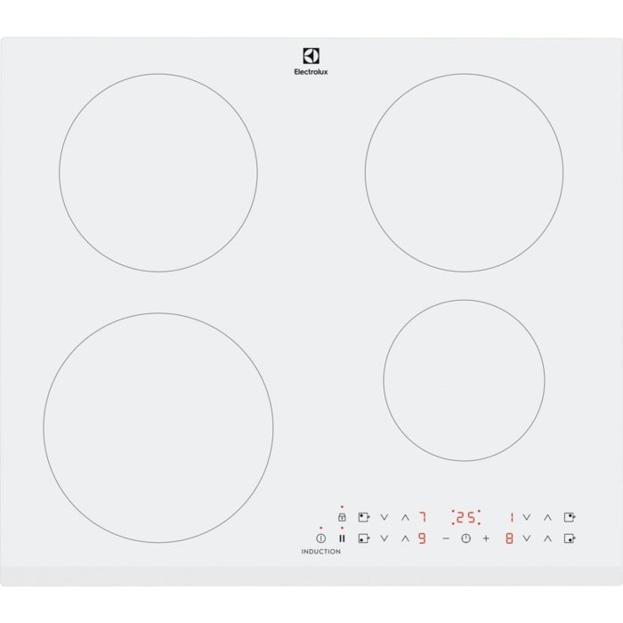 Electrolux LIR60430BW - White induction hob with 4 heating zones