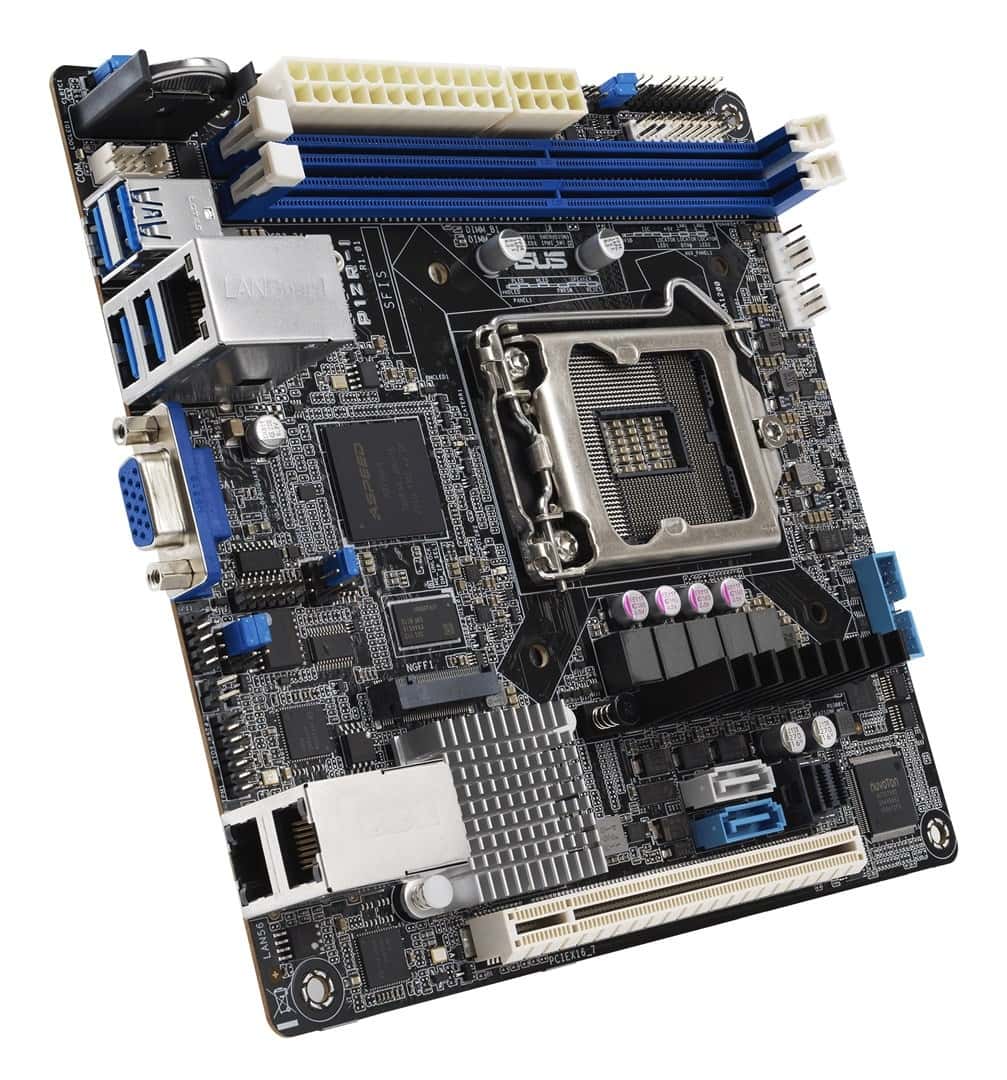 ASUS P12R-I/ASMB10 - MiniITX LGA-1200 Server Motherboard