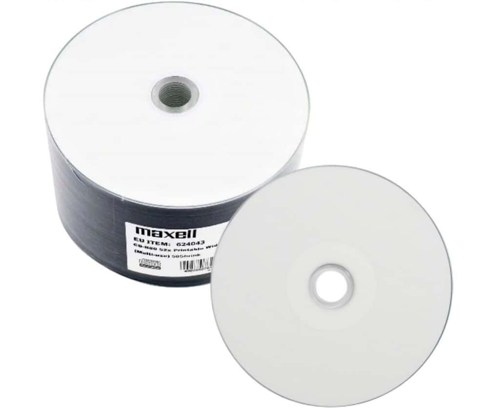 Maxell CD-R 700 MB - 50 pieces for data archiving