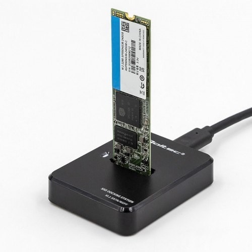 Qoltec Docking Station SSD M.2 SATA NGFF USB 3.1 - fast data transfer