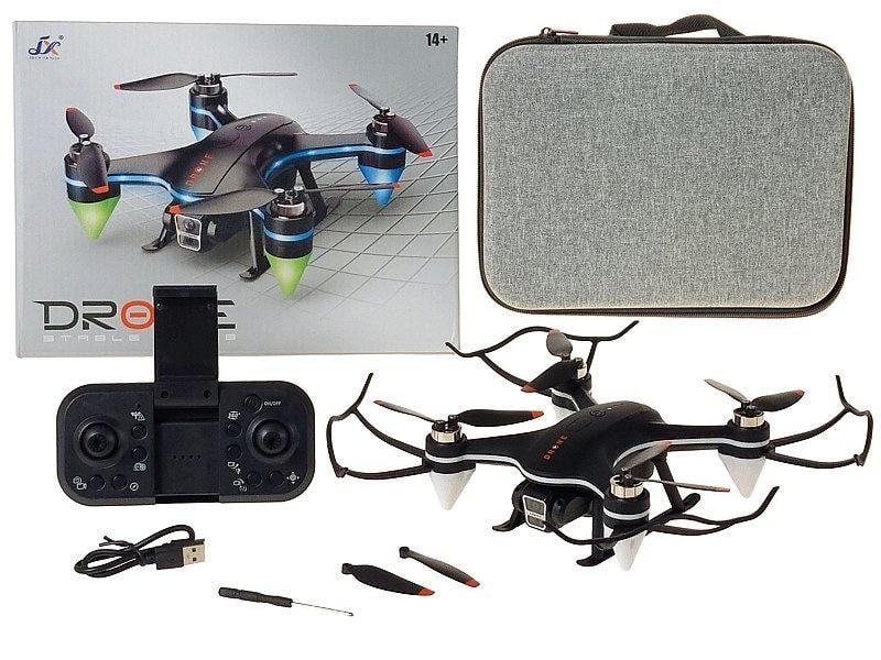 Quadrocopter R/C - Flying drone with USB cable and LED light