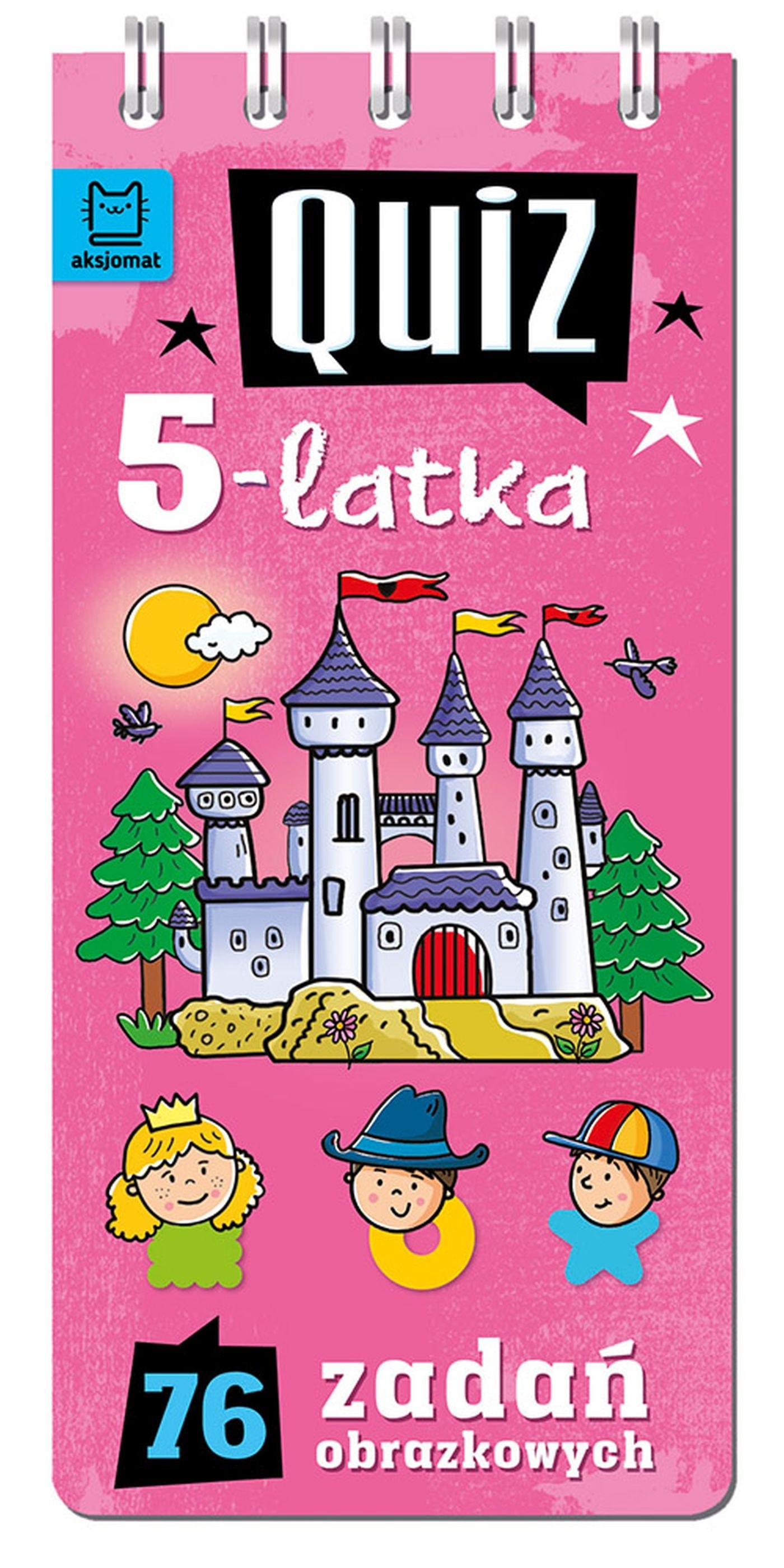 Quiz 5-latka. 76 zadań obrazkowych