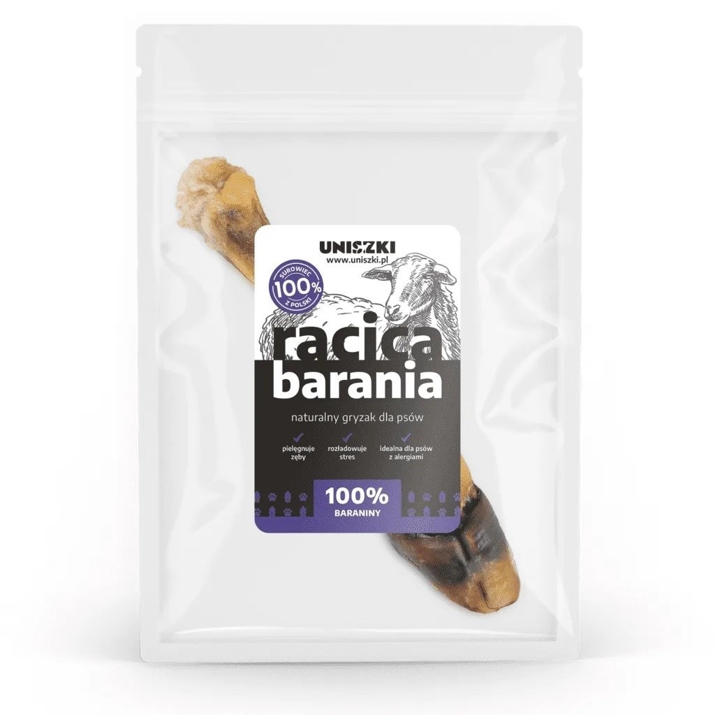 Uniszki Lamb hoof - natural dog chew 1 piece