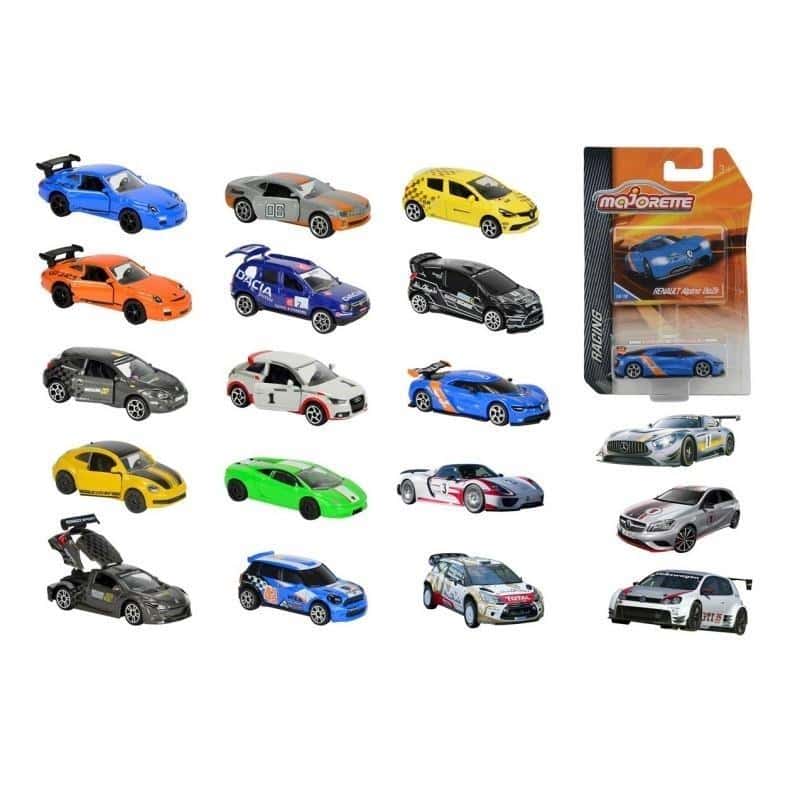 Majorette Racing cars - 18 various types, scale 1:61 - feel the adrenaline!