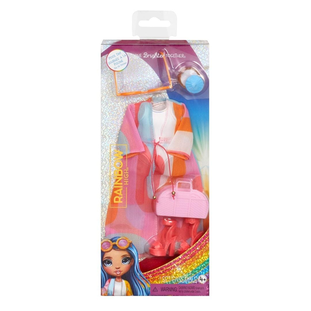 Rainbow High Fashion Pack - Pool Theme Doll Clothing Set