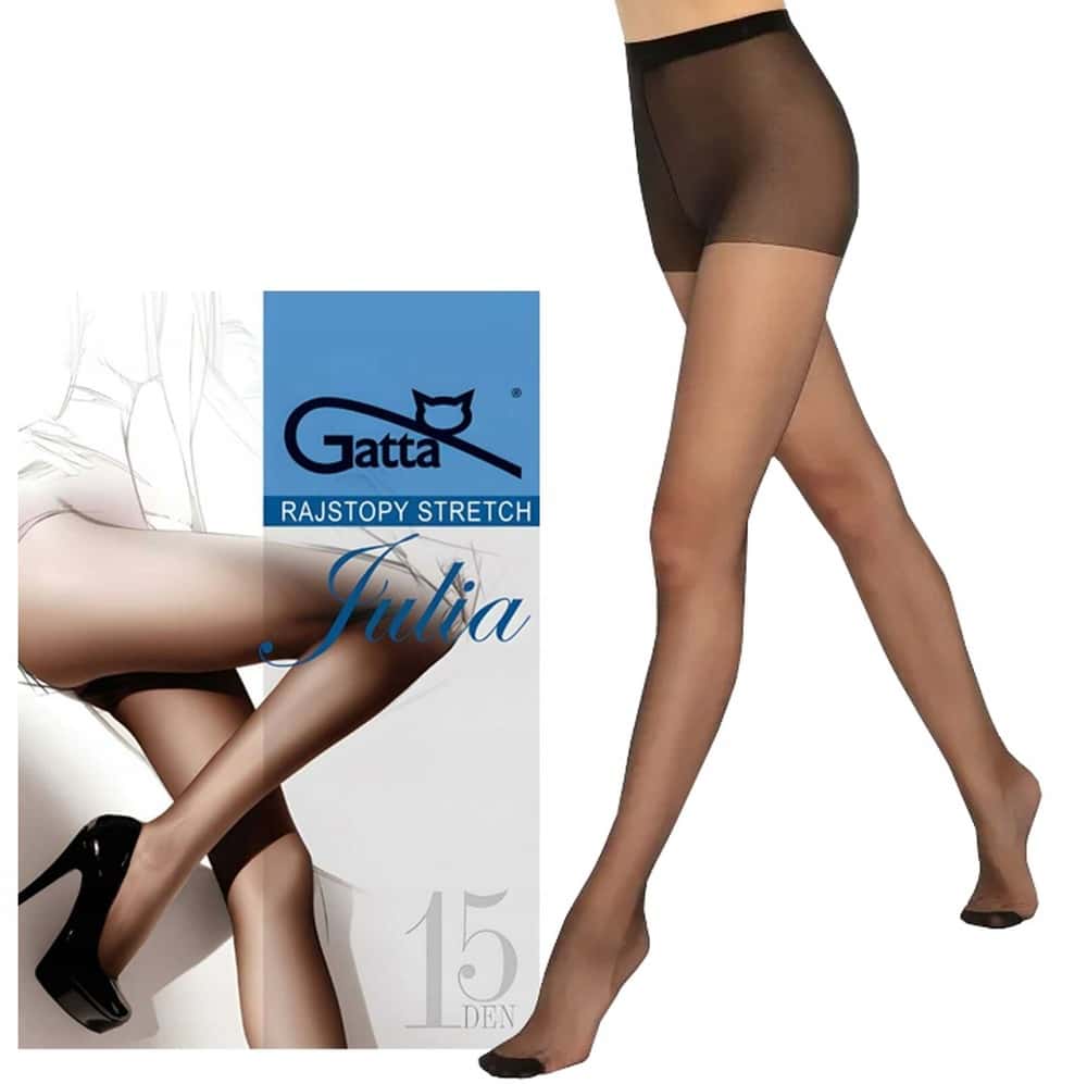 Women's tights Julia 3 black - classic and elegance