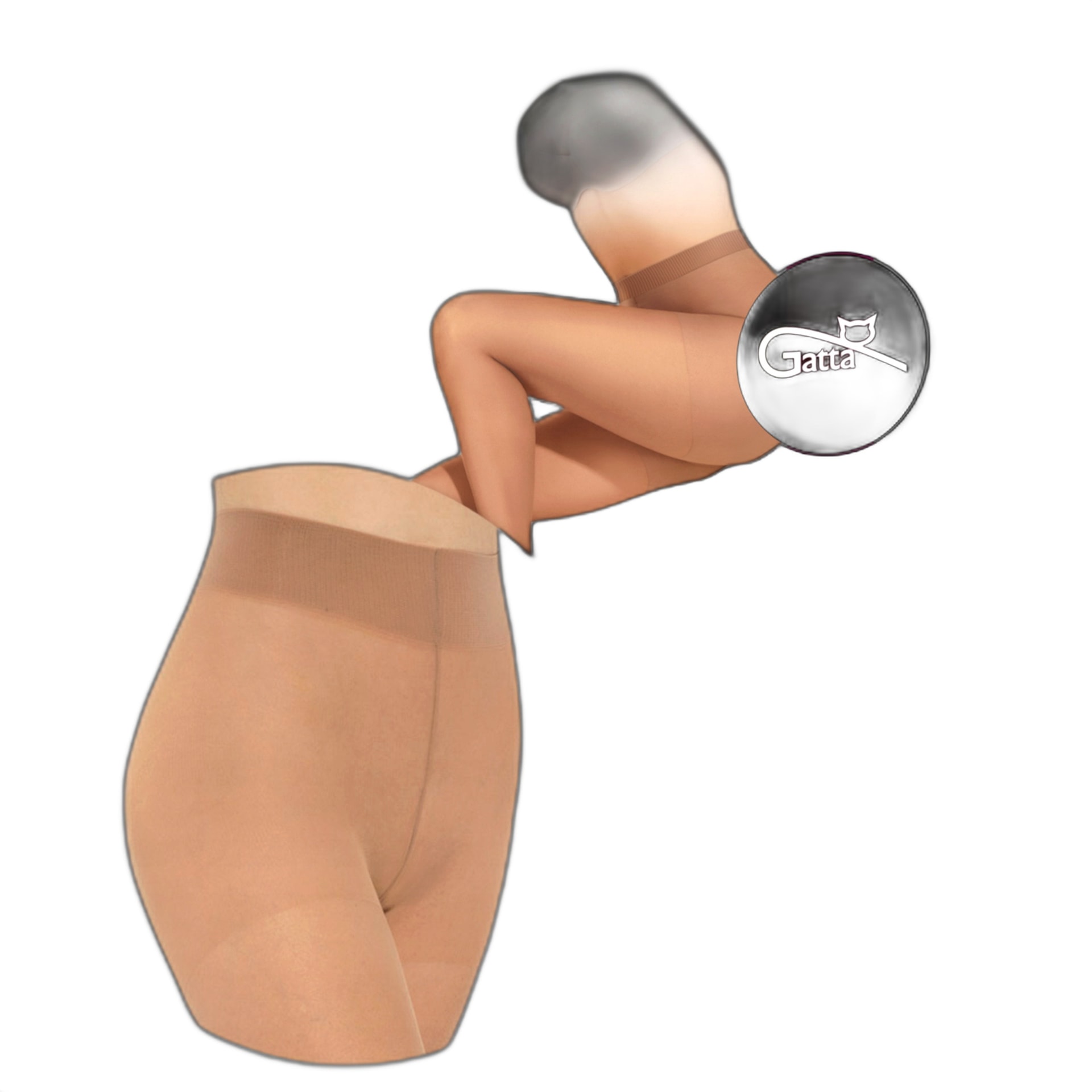 Gatta Gracia 20 DEN 5 Gold - Women's tights emphasizing elegance