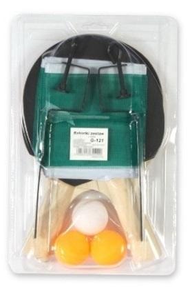 Table tennis set: rackets, balls and net - perfect as a gift