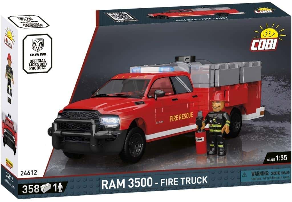 COBI RAM 3500 Fire Truck - model made of construction blocks