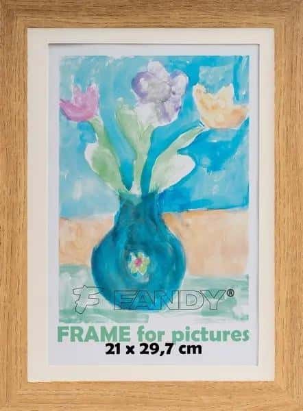 Wooden frame Paint black - ideal for children's room